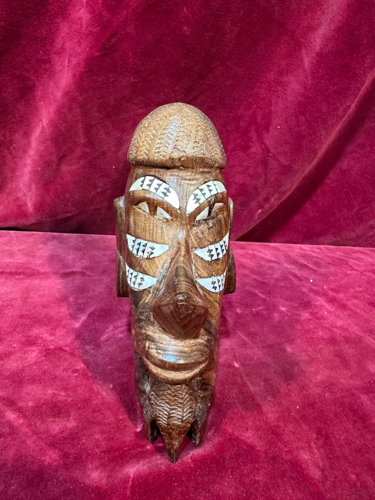 Nguzu Nguzu Solomon Eilanden Houten beeldje, Verzenden, Hout