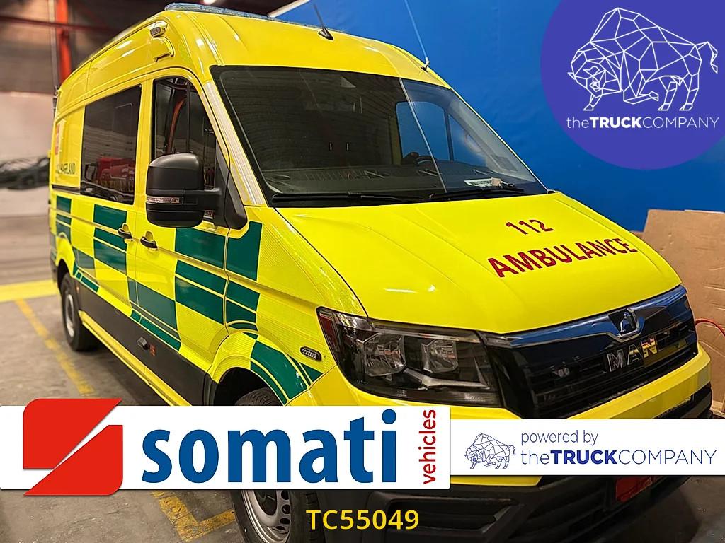 MAN TGE 3.180, Auto's, Automaat, Parkeercamera, Achterwielaandrijving, Euro 6