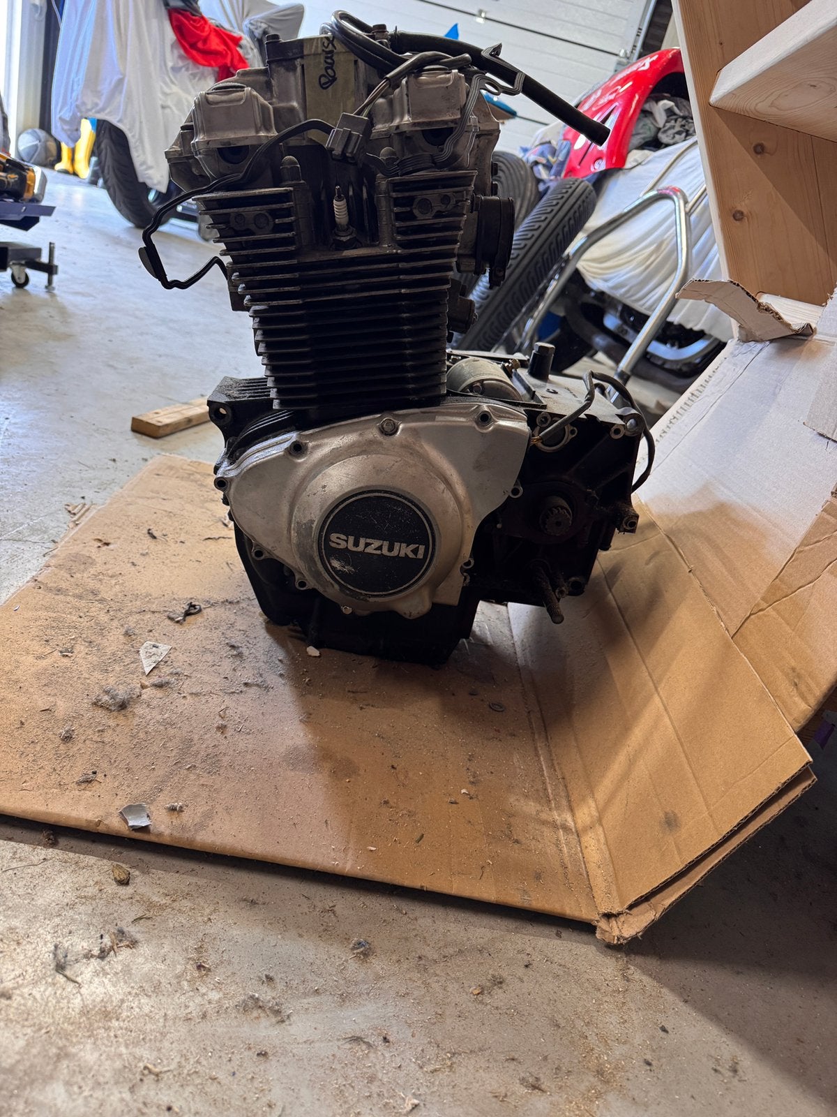Suzuki GS500E Motorblok, Ophalen, Gebruikt
