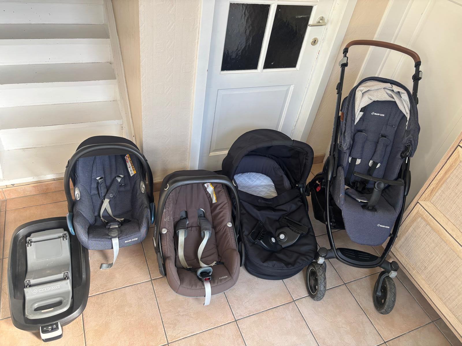 COMPLETE MAXI-COSI BABYSET, Enfants & Bébés, Avec siège auto, Enlèvement, Utilisé, Poussette
