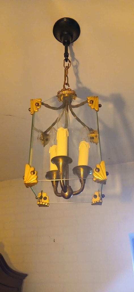 Vintage hanglamp, Antiek en Kunst, Ophalen