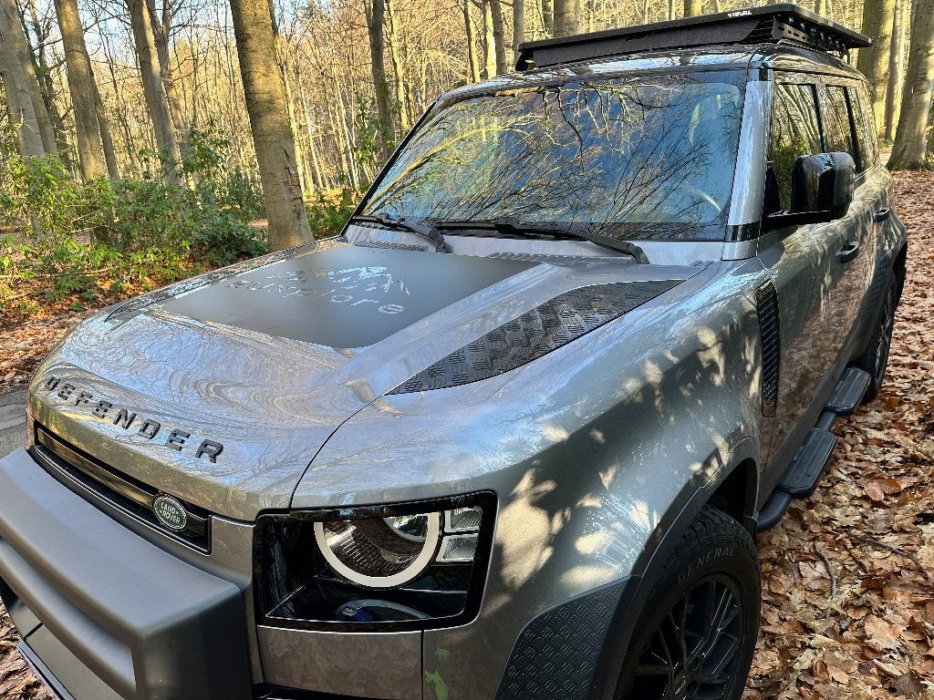 Land Rover Defender P400 | Double Locker | Lier | 2020, Autos, Cuir, Argent ou Gris, Achat, Euro 6