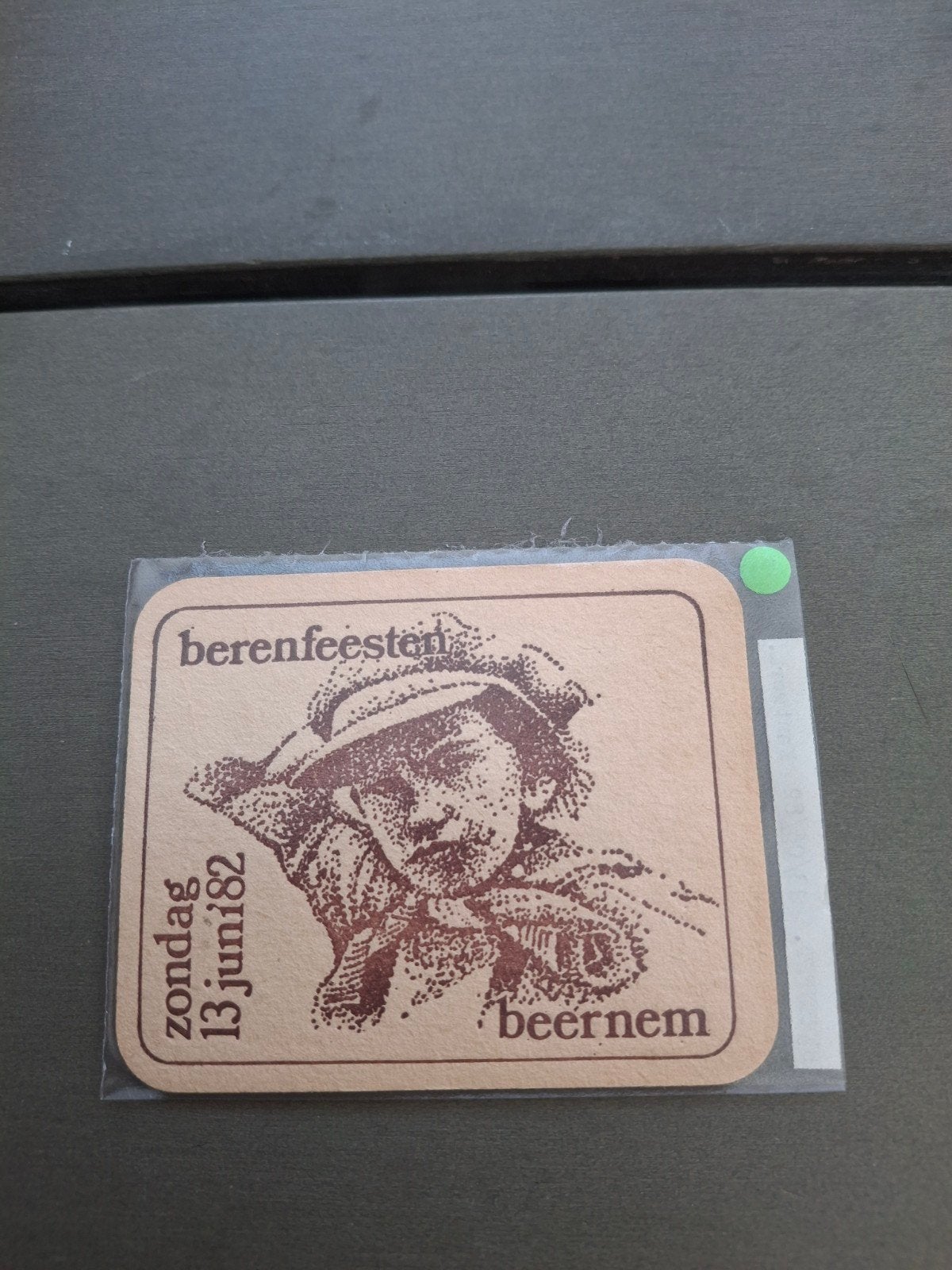 Oude bierviltje stella artois berenfeesten, Verzamelen, Ophalen of Verzenden, Stella Artois