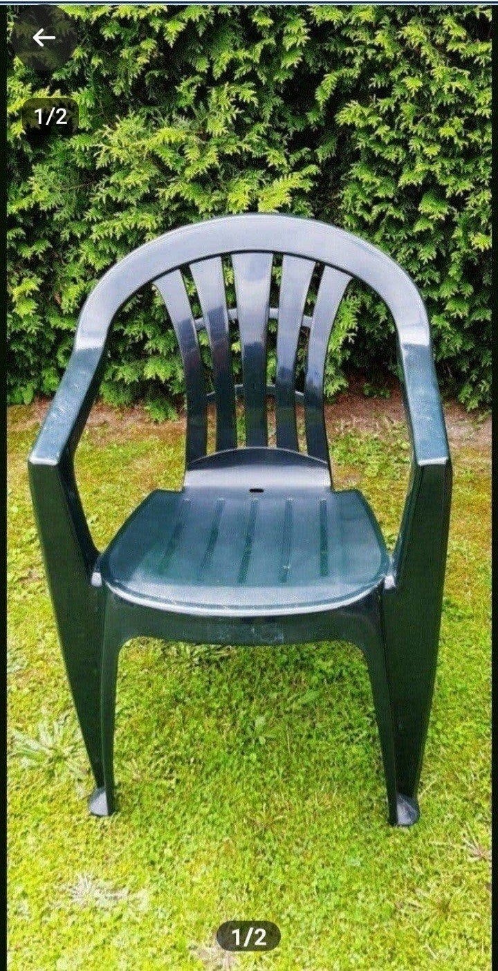 1 chaise de jardin vert, Enlèvement