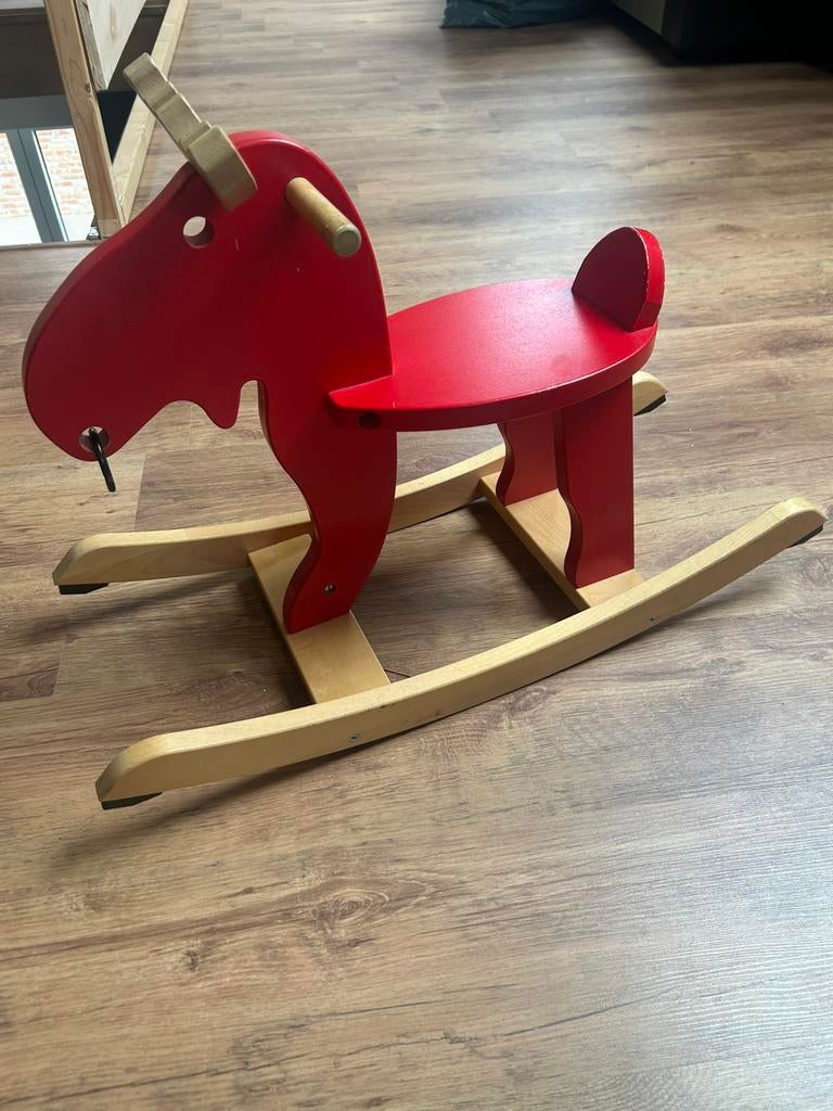 Schommel paard/eland, Kinderen en Baby's, Ophalen, Zo goed als nieuw