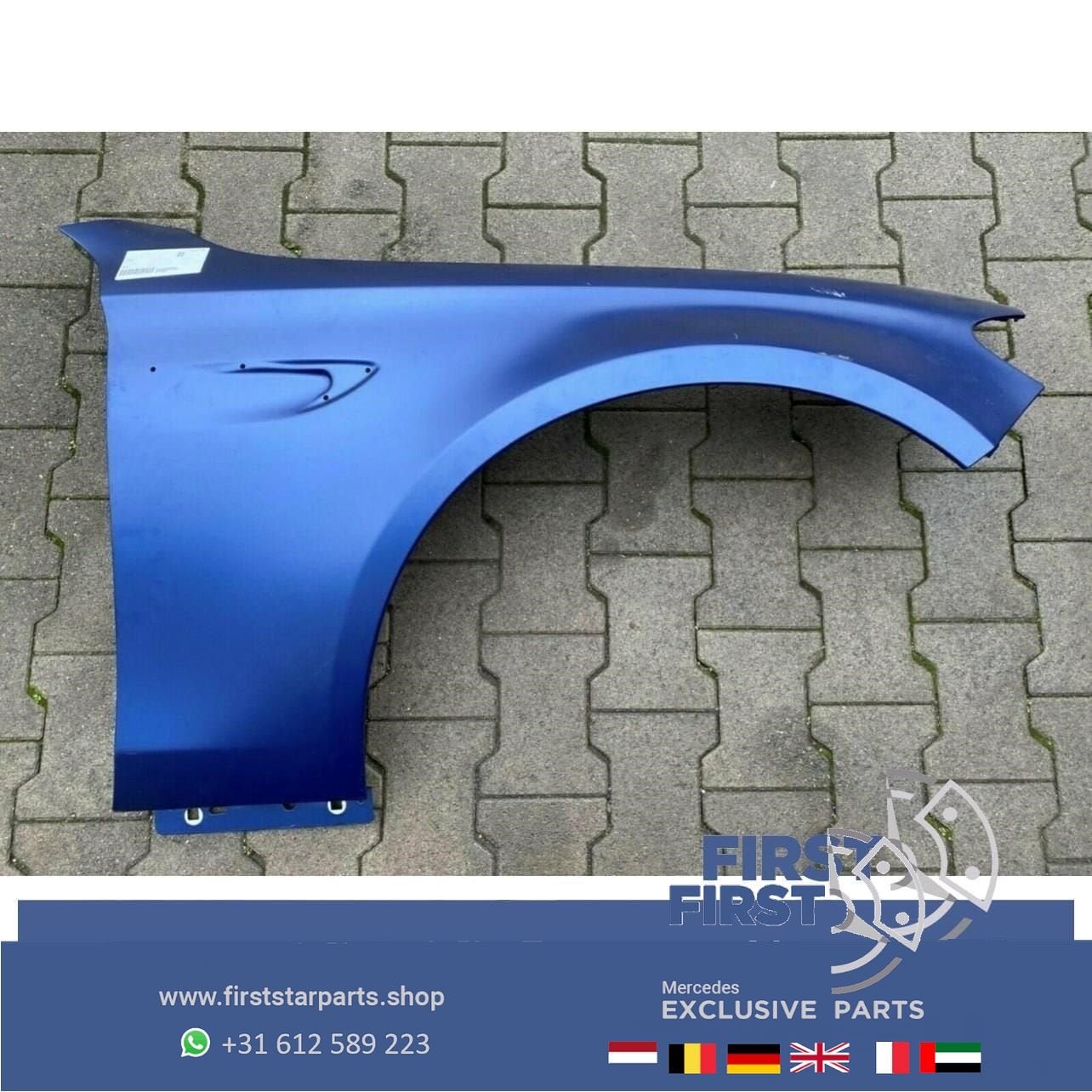 W213 S213 E63 ZIJSCHERM E63s VOORSCHERM SCHERM Mercedes E 63, Gebruikt, -, Rechts, Ophalen of Verzenden