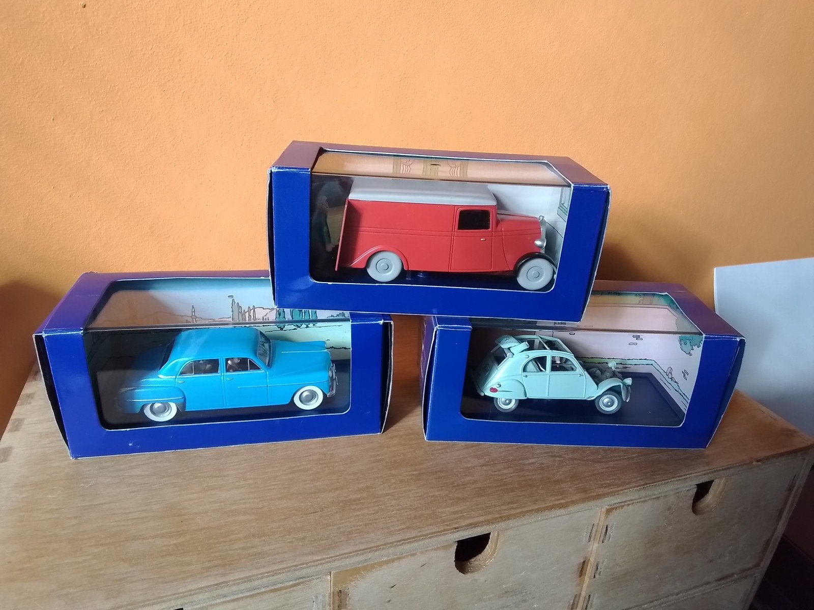 voiture tintin collection officielle 1/43 ., Enlèvement, Tintin, Comme neuf