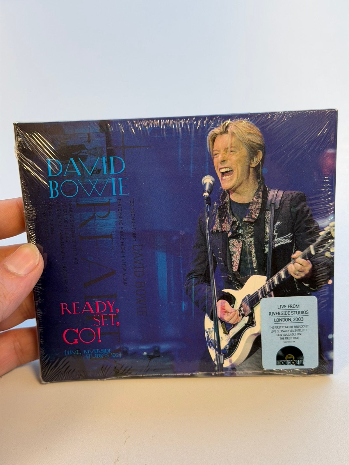 David Bowie Ready Set Go Live Riverside Studios 03 CD sealed, Cd's en Dvd's, Cd's | Rock, Nieuw in verpakking, Ophalen of Verzenden