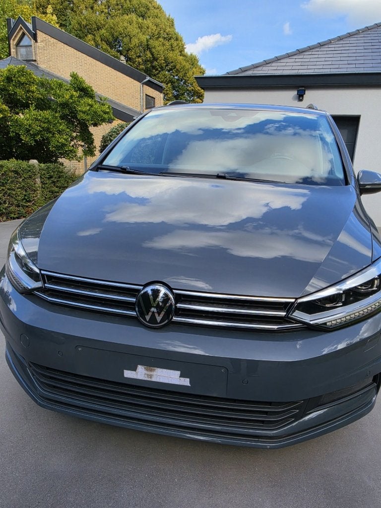Volkswagen Touran 1,5 TSI benzine, Autos, Argent ou Gris, Achat, 7 places, Autre