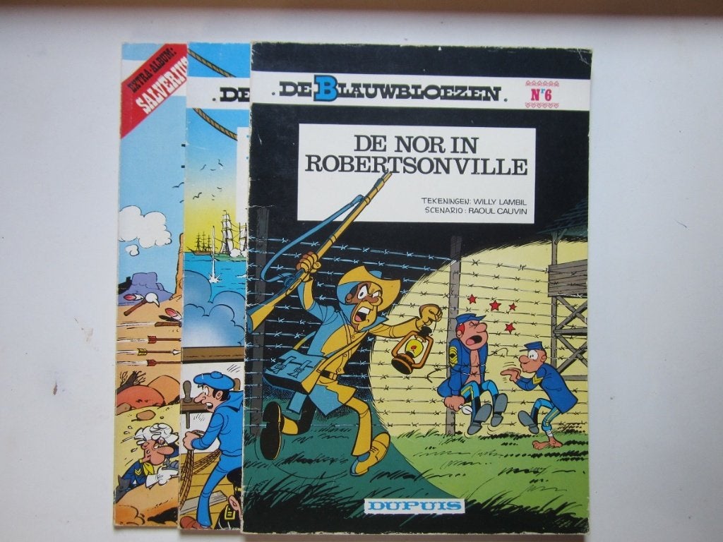 De blauwbloezen - Les tuniques bleues - E.O. en néerlandais, Plusieurs BD, Enlèvement ou Envoi, Utilisé, Lambil & Cauvin