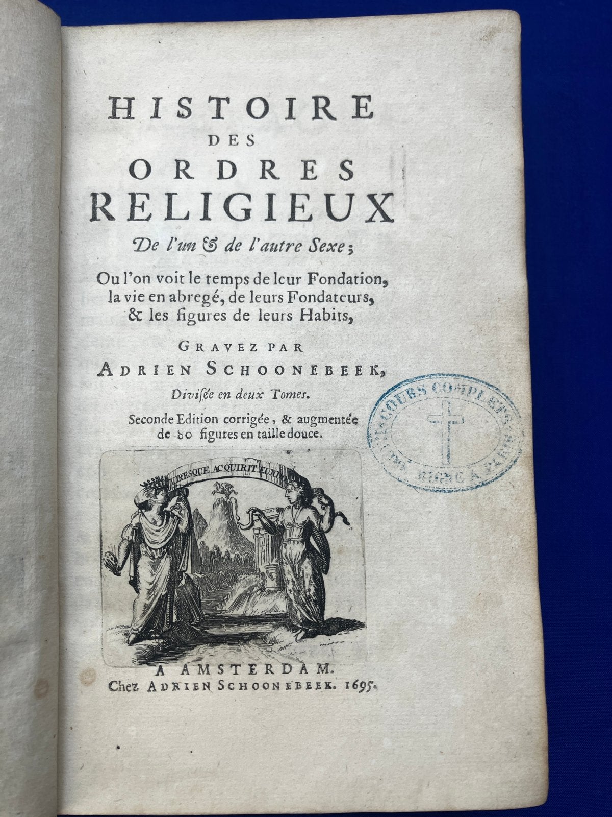 Histoire des ordres religieux  Shoonenbeek Amsterdam1695, Enlèvement