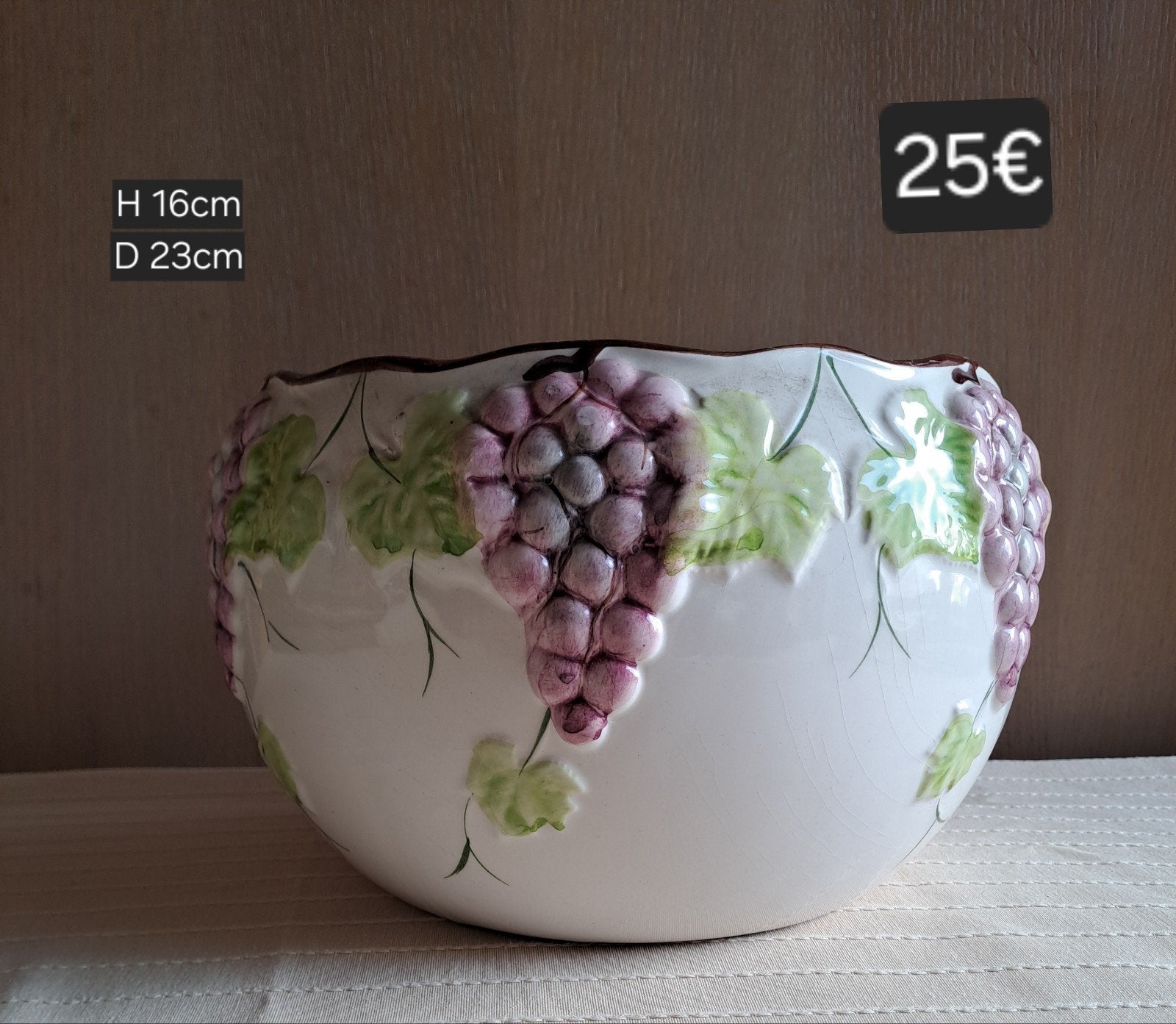 vintage bloempot, Enlèvement ou Envoi