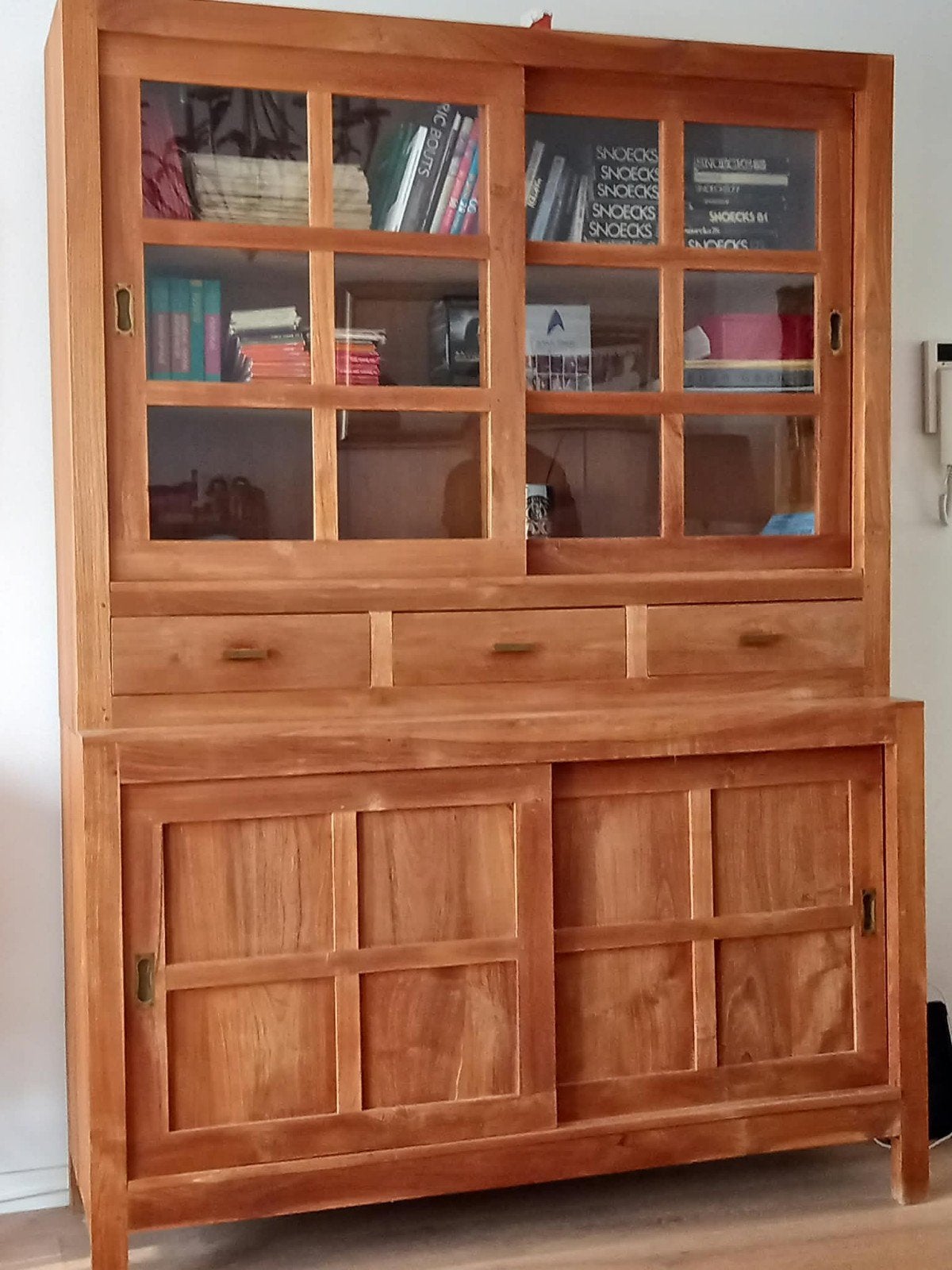 teak vitrinekast, Huis en Inrichting, Ophalen