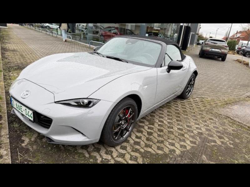 Mazda MX-5 Homura, Autos, Argent ou Gris, Euro 6, Cabriolet, Noir