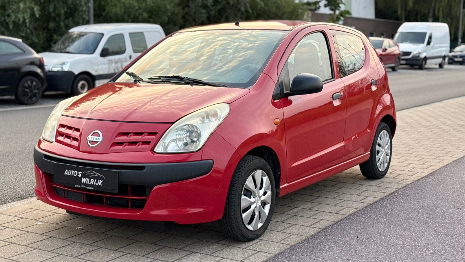 Nissan Pixo/1.0 ESSENCE/82.000 km/NOUVEL EMBRAYAGE, Autos, Rouge, Euro 5, Achat, 50 kW