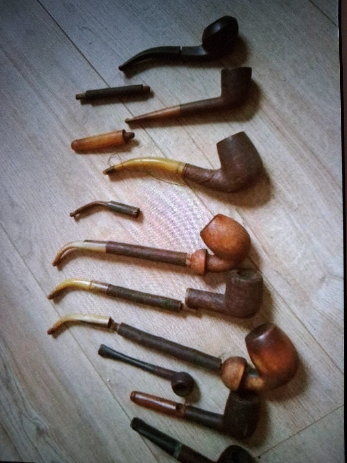 Veel antieke pijpen van voor 1950, Ophalen of Verzenden