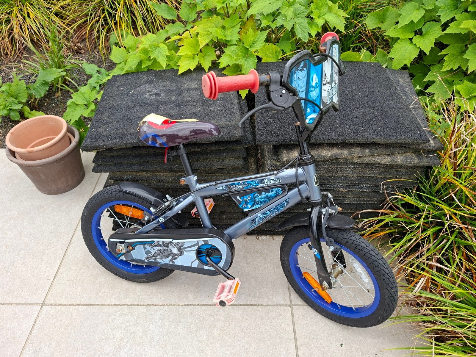 Jongensfiets,14inch, Enlèvement, Utilisé, Frein à disque, Moins de 16 pouces