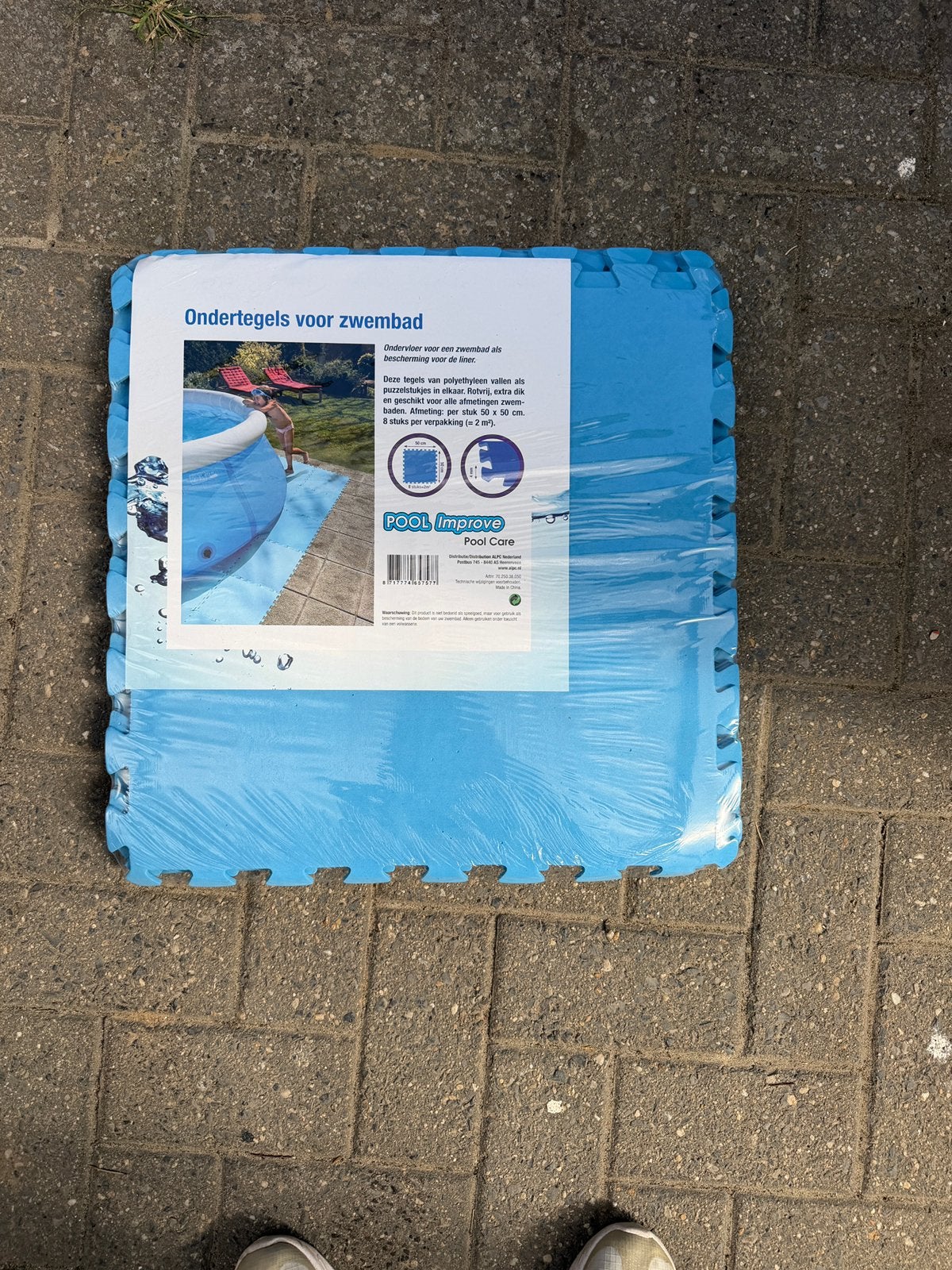 Ondertegels voor swembad, Tuin en Terras, Ophalen, Zo goed als nieuw