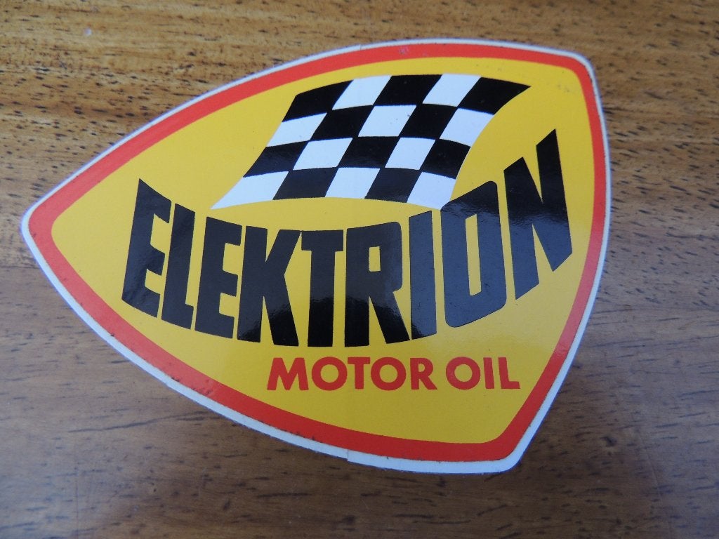 Elektrion motor oil racing team sticker, Envoi, Comme neuf