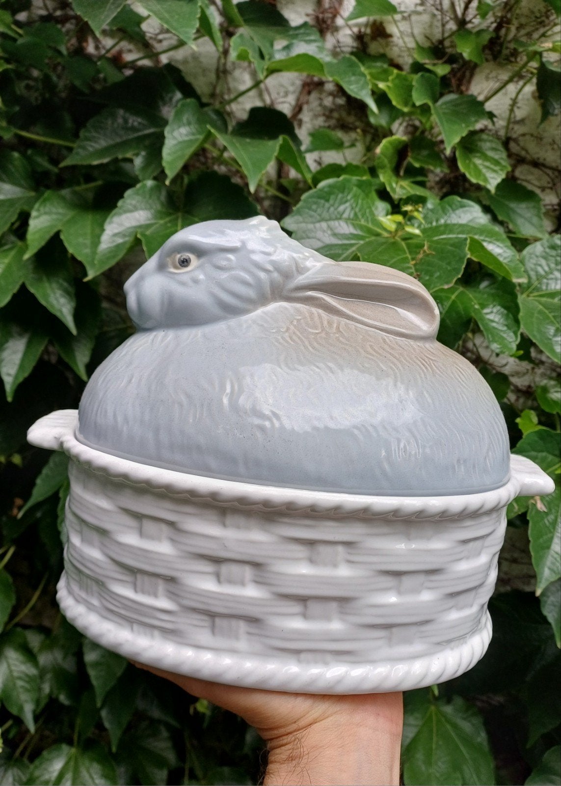 Grande terrine de lièvre, Jardin & Terrasse, Décoration murale de jardin, Enlèvement ou Envoi