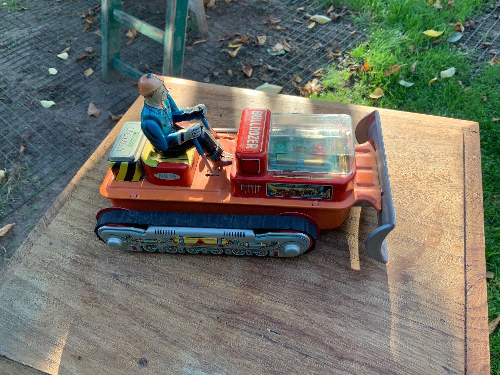 Vintage bulldozer, Collections, Enlèvement ou Envoi, Utilisé
