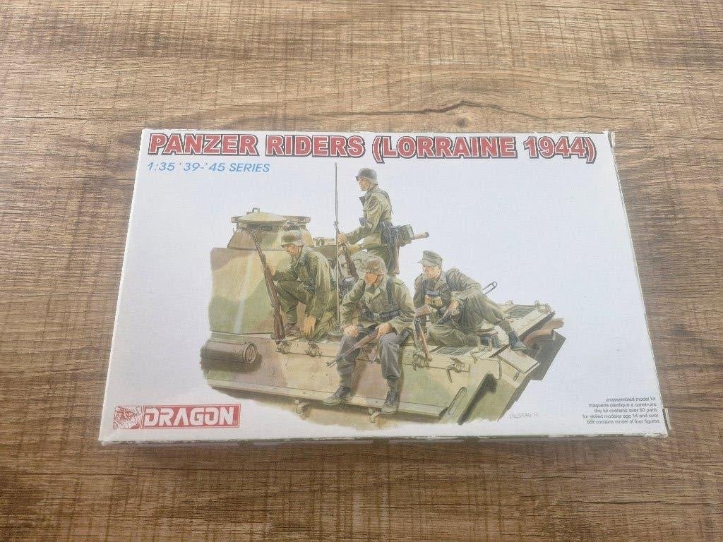 Dragon 1/35 Panzer Riders Lorraine 1944, Enlèvement ou Envoi, Neuf, 1:35 à 1:50, Personnage ou Figurines