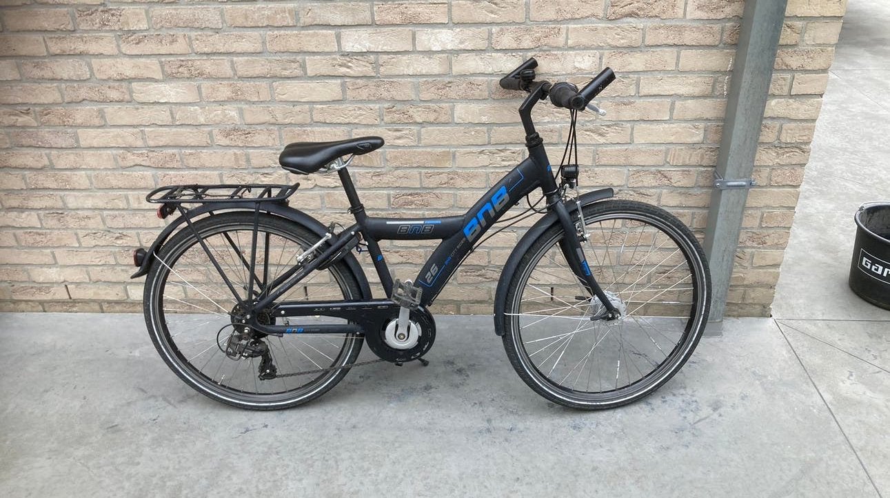 Kinderfiets 26 inch BNB, Fietsen en Brommers, 20 inch of meer, Gebruikt, Heren, Versnellingen