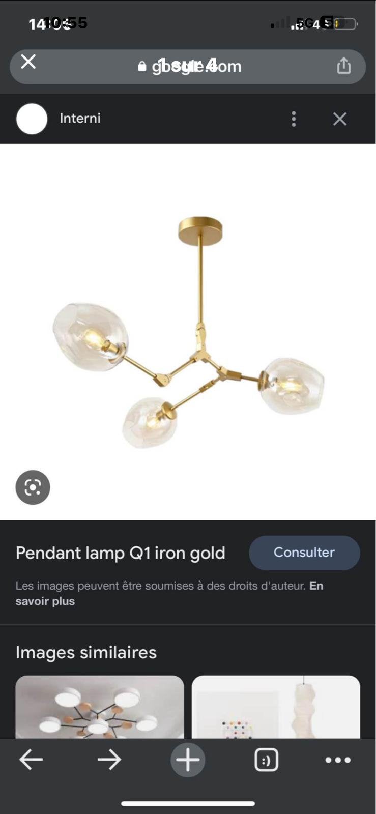 Lustre Simla, Ophalen of Verzenden, Zo goed als nieuw, Kroonluchter