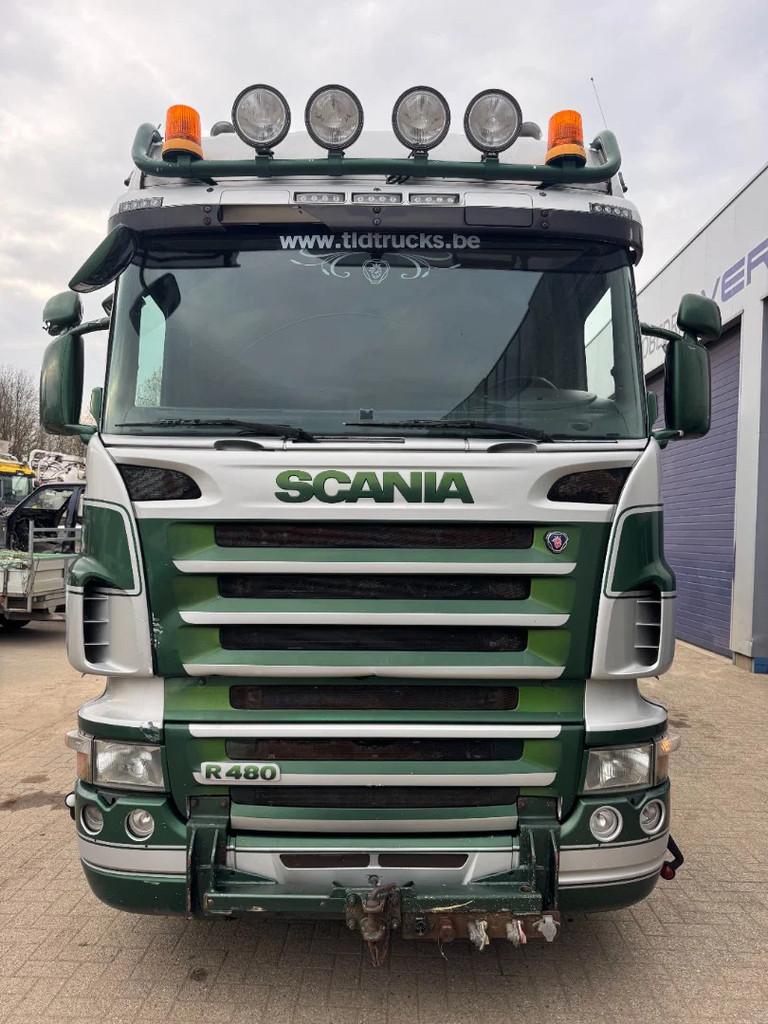 Scania R480 *ALU TIPPER-BELGIAN ORIGNE* (bj 2007), Autos, Camions, Argent ou Gris, Achat, Diesel, Jantes en alliage léger
