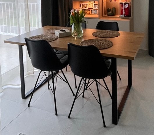 tafel met stoelen en twee koffietafels, Huis en Inrichting, Ophalen, Gebruikt