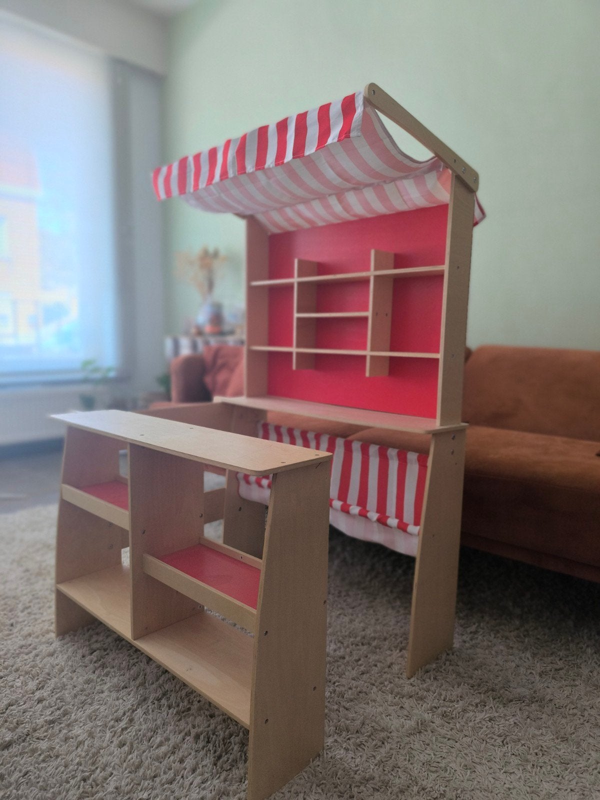 Houten speelgoed winkeltje, Kinderen en Baby's, Kinderkamer | Stapelbedden en Hoogslapers, Ophalen