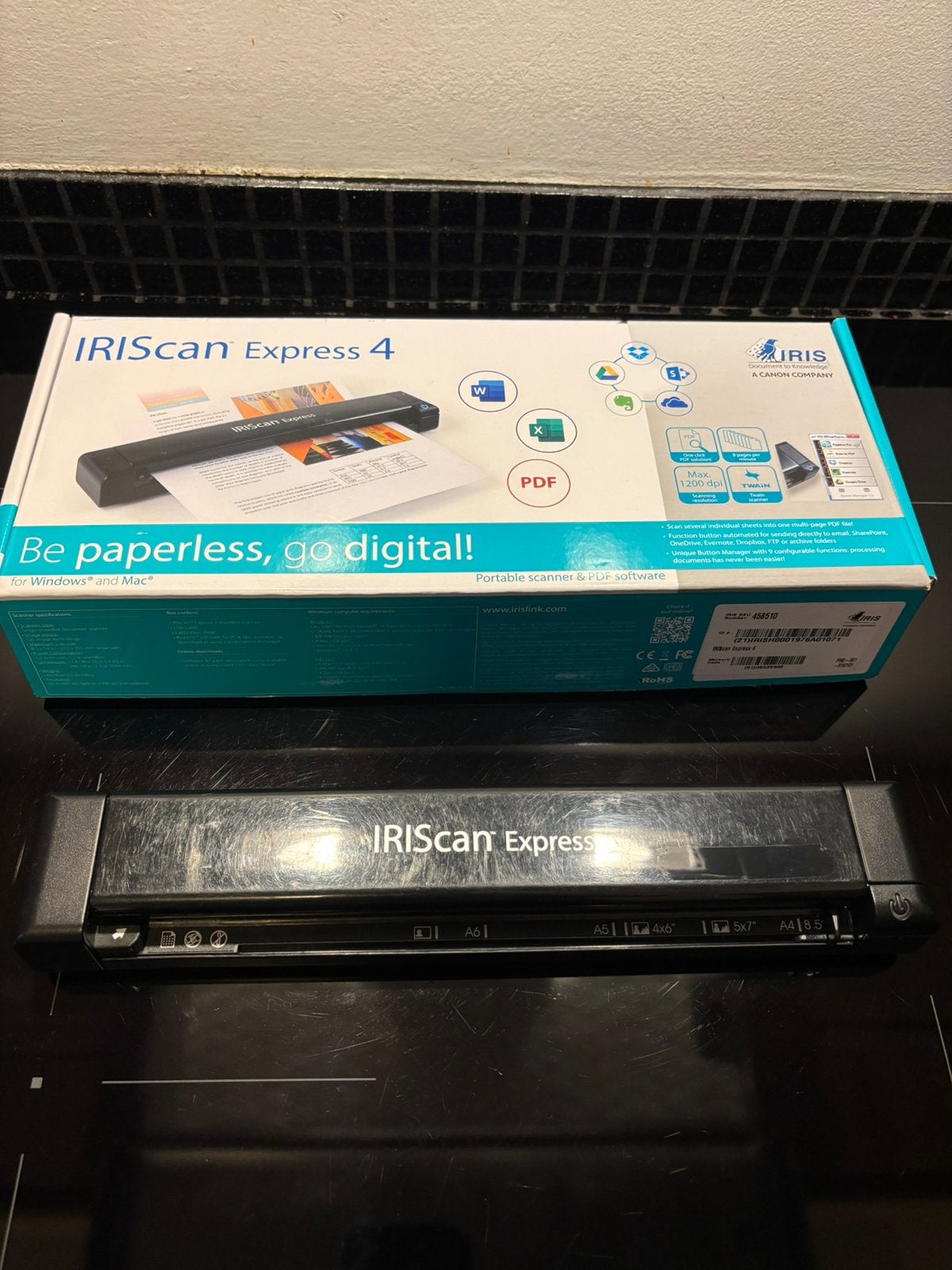 IRIScan express 4, Computers en Software, Scanners, Ophalen, Gebruikt