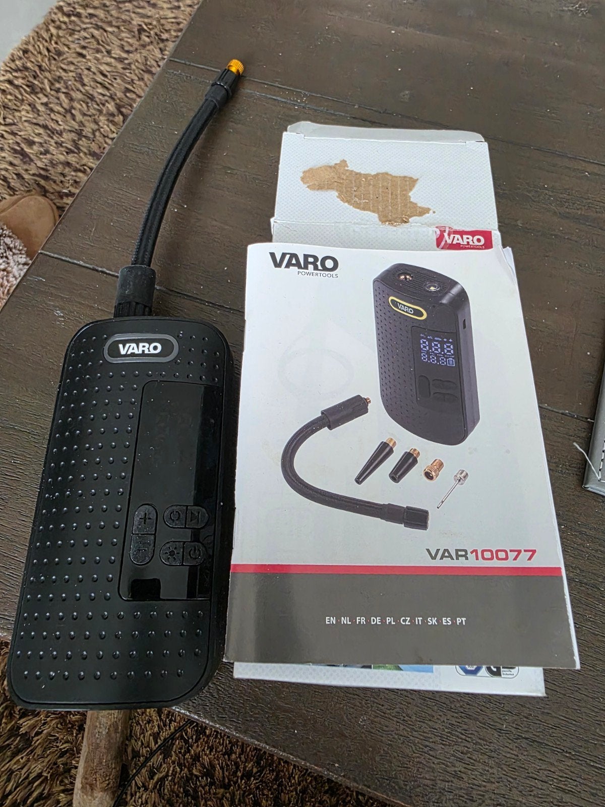 Varo Airpomp op batterij, Fietsen en Brommers, Ophalen