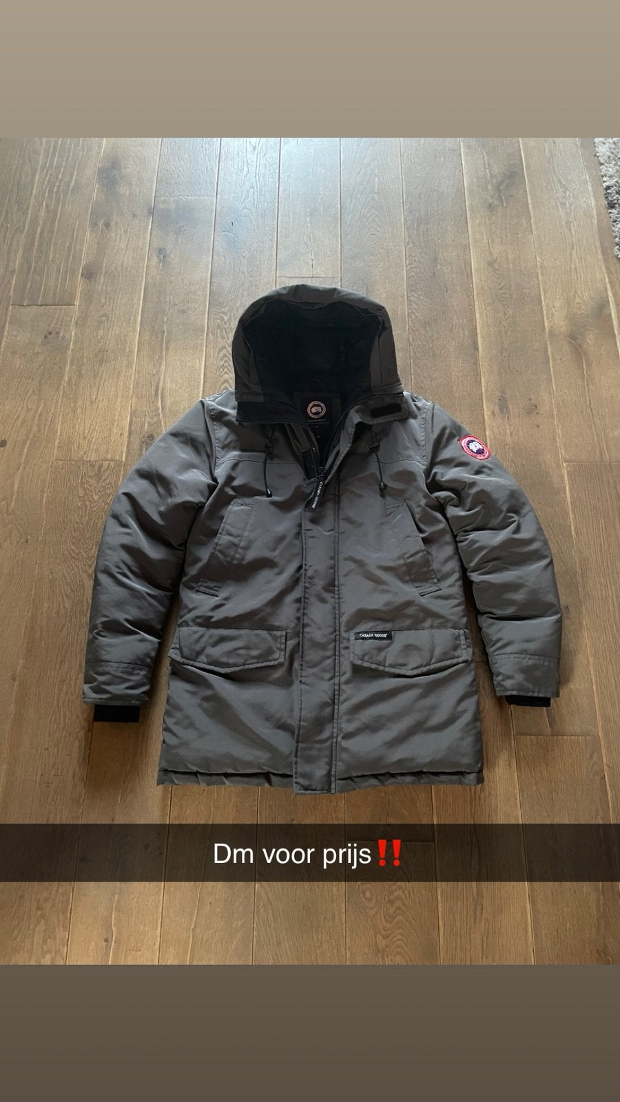 Canada goose jas, Ophalen of Verzenden, Zo goed als nieuw, Maat 48/50 (M), Grijs