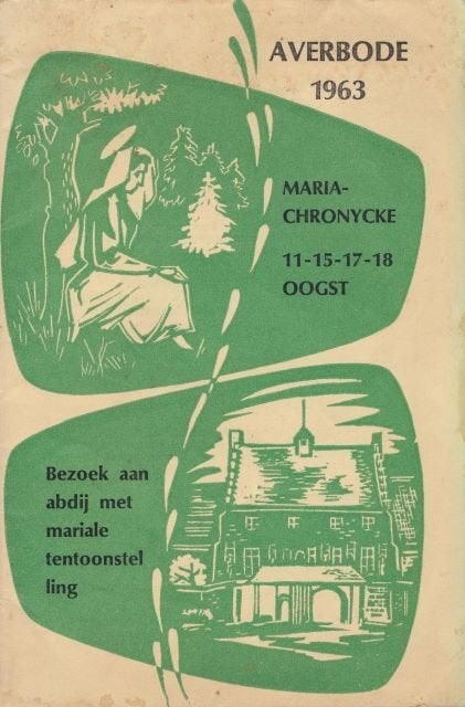 (g159) Averbode 1963, Mariachronycke, Enlèvement ou Envoi, Utilisé