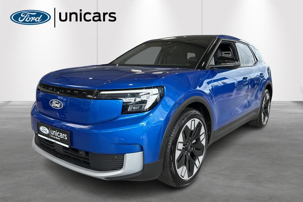 Ford Explorer 79kWh Extended Range AWD Premium PRIJS PROFESS, Auto's, Ford, Automaat, Stof, 340 pk, Blauw