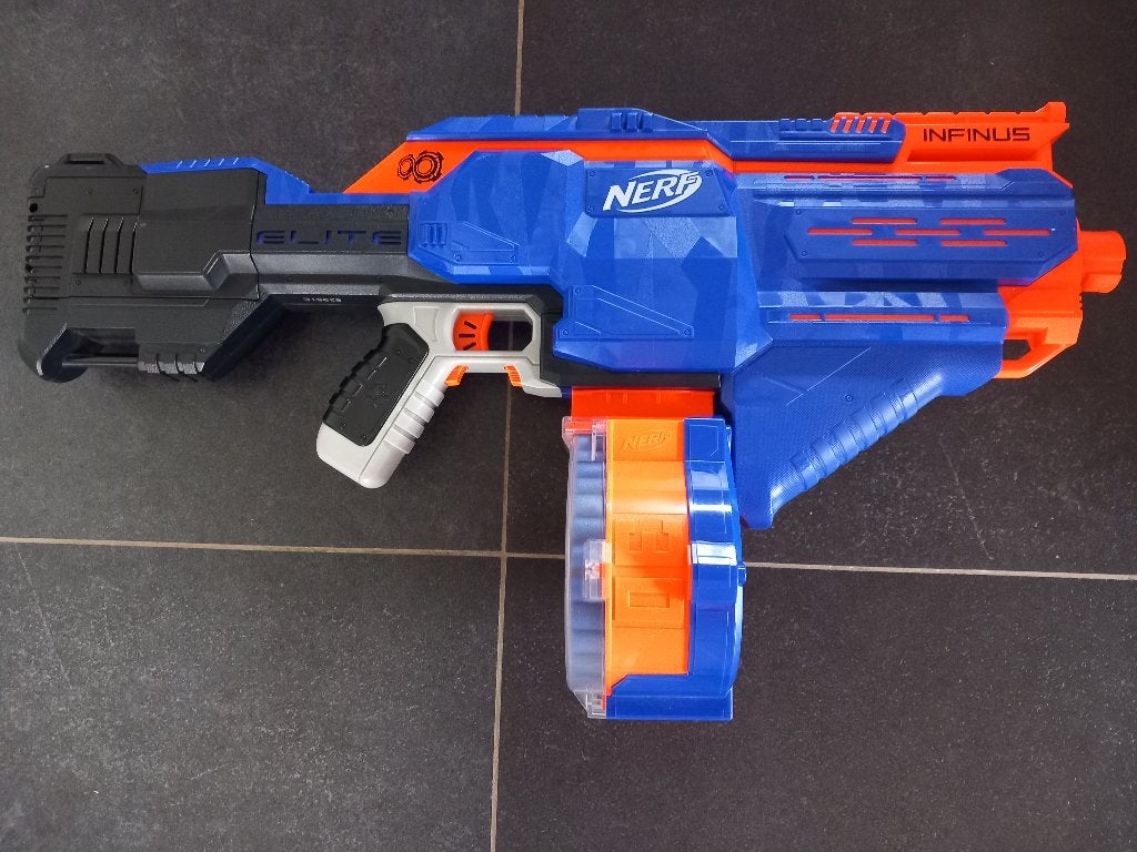 Nerf gun Elite Infinus, Ophalen of Verzenden, Gebruikt