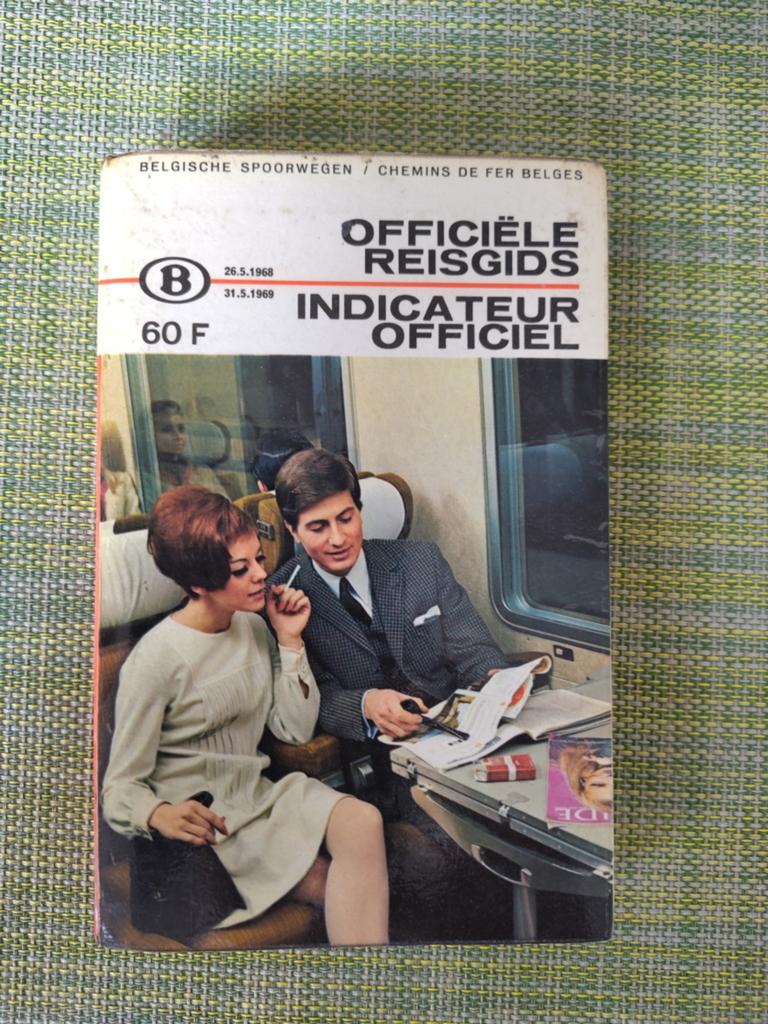 Carnet des chemins de fer belges 1968 - indicateur officiel, Enlèvement ou Envoi