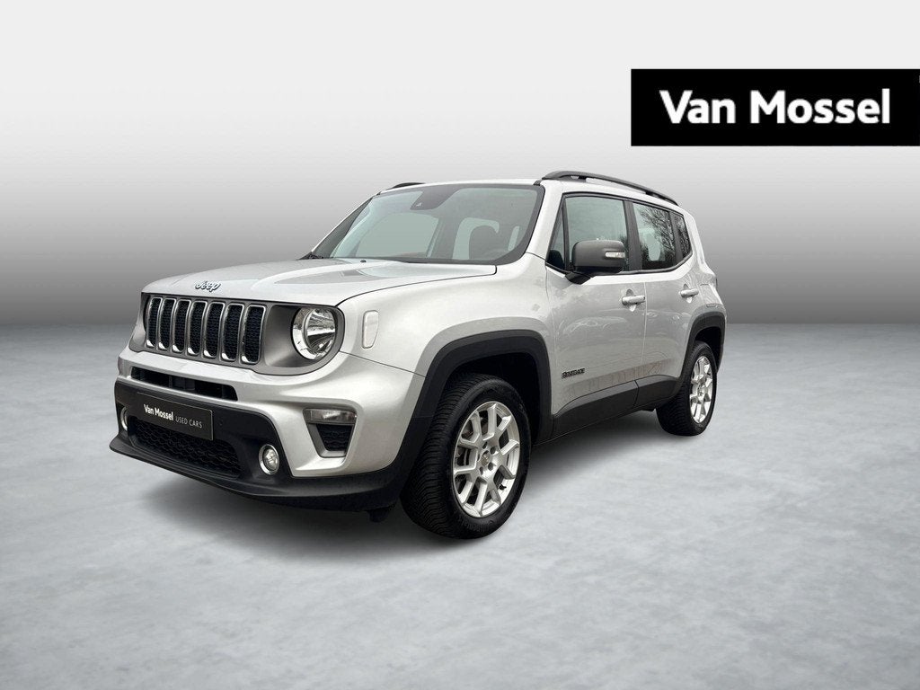 Jeep Renegade 1.3 Turbo T4 190 4xe ATX Limited, Auto's, Jeep, Automaat, Stof, Gebruikt, Zwart