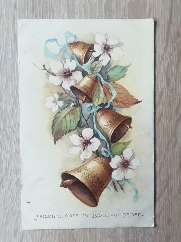 Oude postkaart gedenk onze krijgsgevangenen, Collections, Objets militaires | Général, Enlèvement ou Envoi