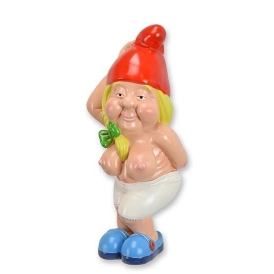 tuinkabouter van een dame , pikant, Ophalen of Verzenden, Nieuw, Tuinkabouter