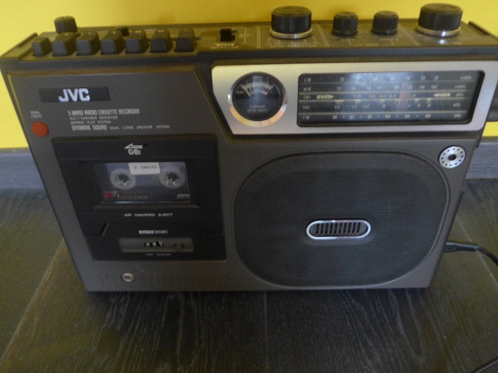 JVC - radio et magnétophone - Fabriqué au Japon, Enlèvement ou Envoi, Utilisé, Radio