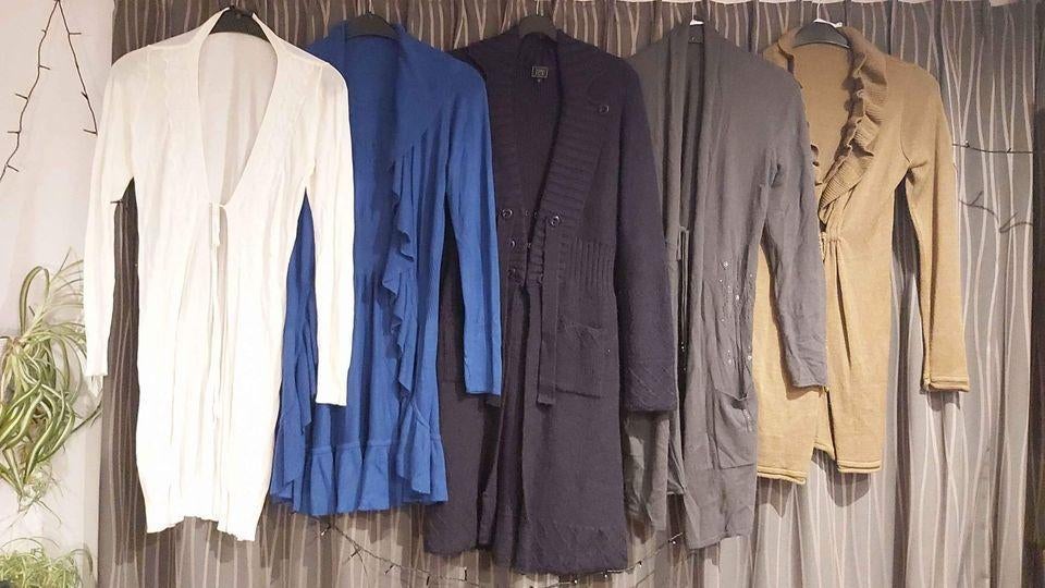 Cardigan lang, dames, mt M, 6 st., ook met kant, Kleding | Dames, Truien en Vesten, Zo goed als nieuw, Maat 38/40 (M), Overige kleuren