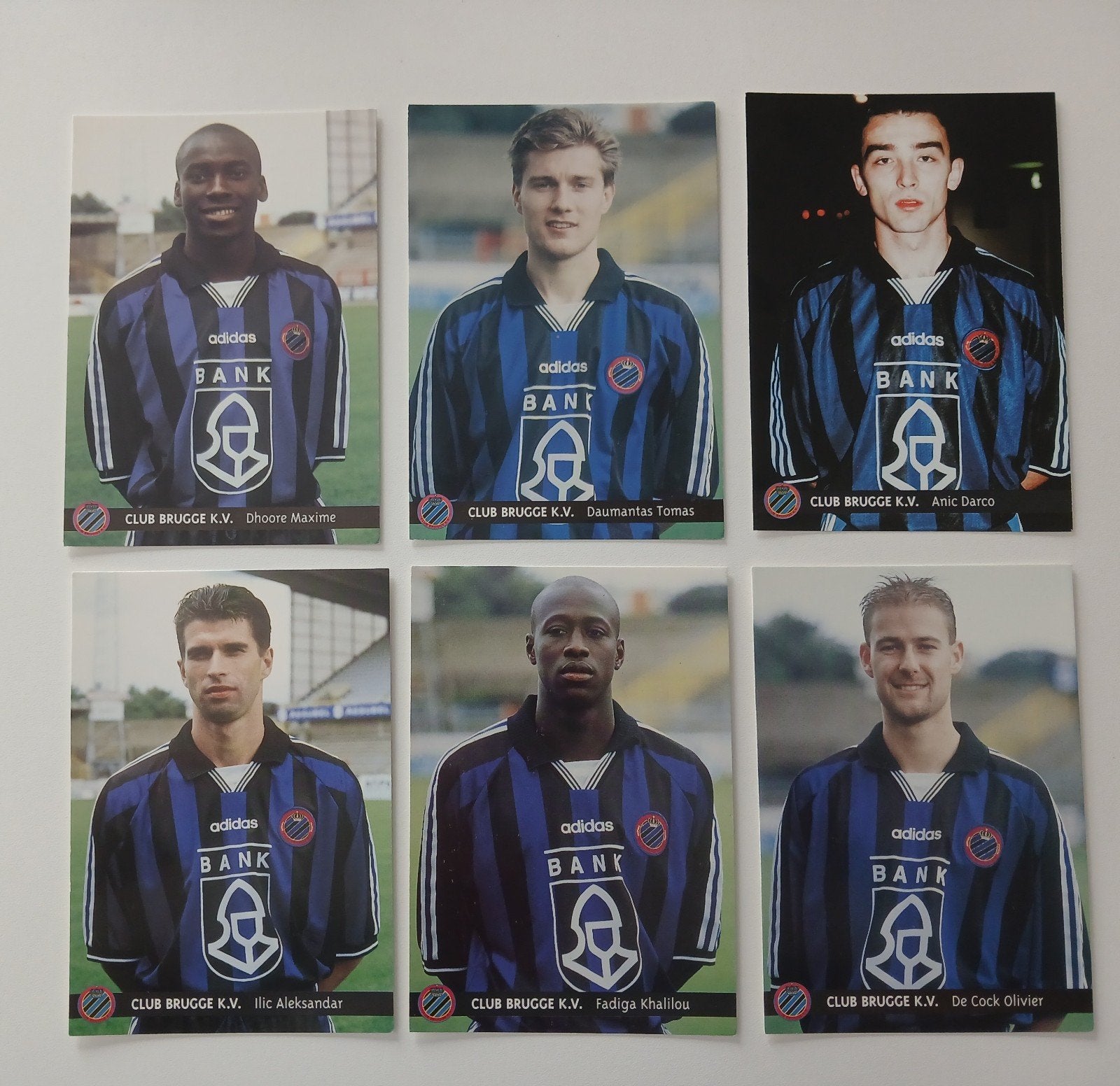 Club brugge spelers,  fotokaarten., Ophalen of Verzenden