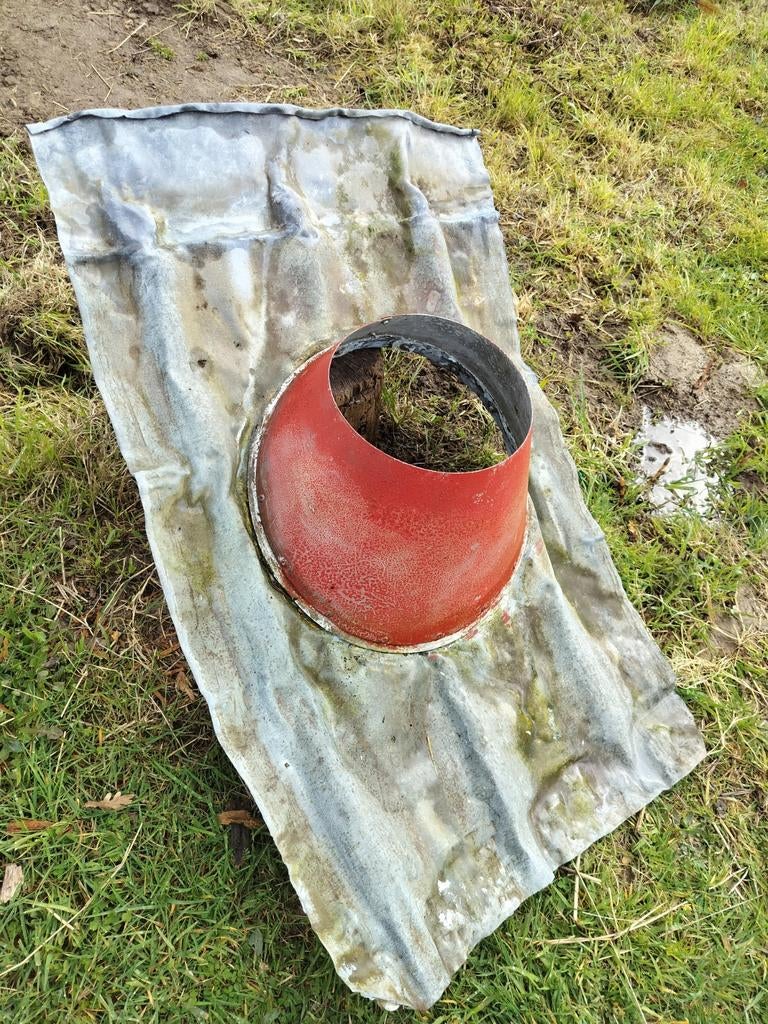 Dakdoorvoer loden slab, Doe-het-zelf en Bouw, Dakpannen en Dakbedekking, Ophalen