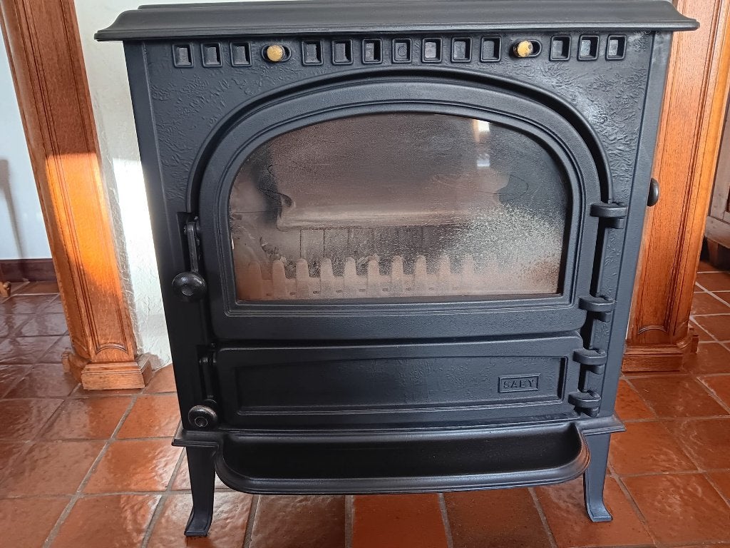Saey 92 Hout- en kolenkachel, Ophalen, Gebruikt
