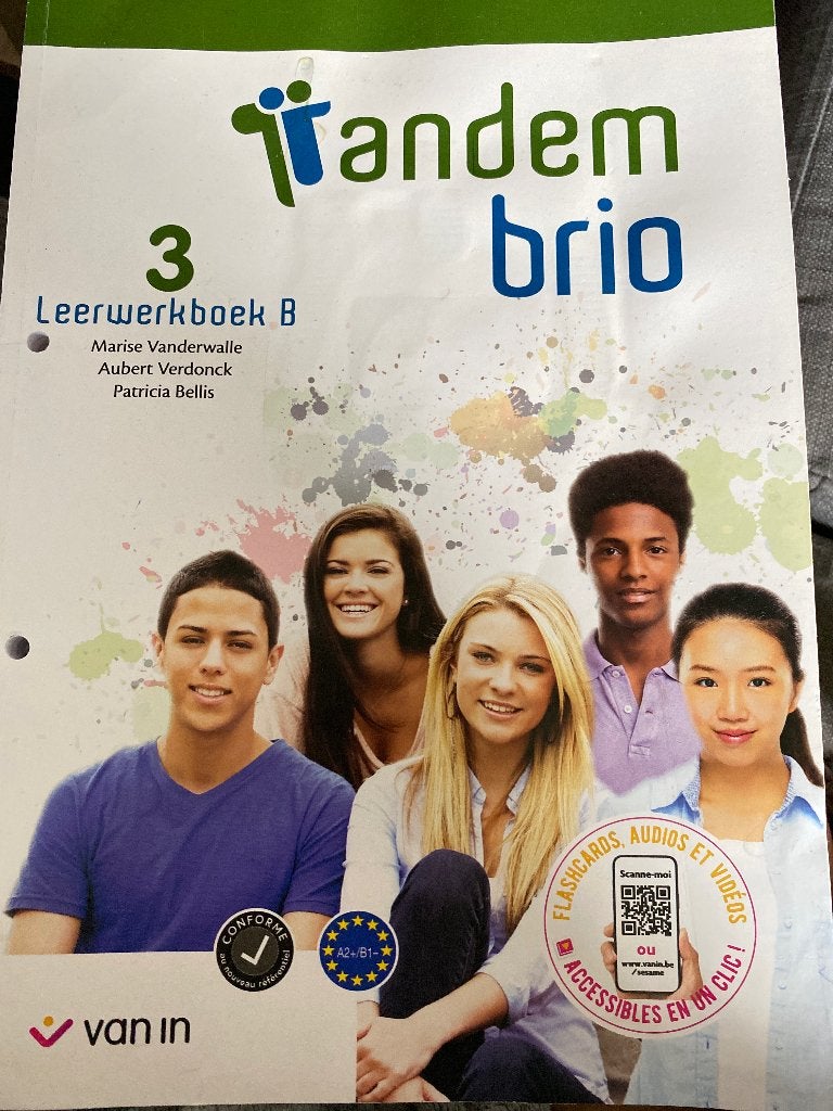 Tandem brio 3 leerwerkboek, Enlèvement ou Envoi, Van in, Néerlandais, Utilisé