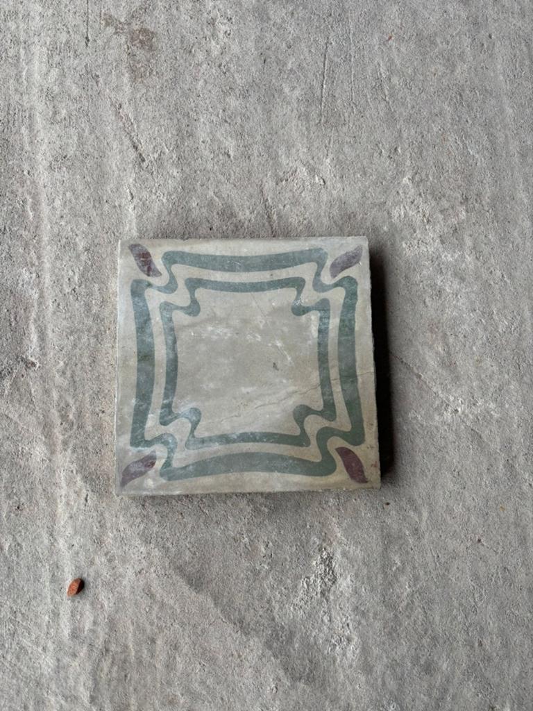 Cement tegels, Ophalen