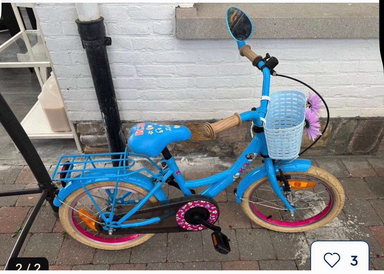 K3  heel mooie Meisjesfiets 16 inch, Ophalen, Zo goed als nieuw