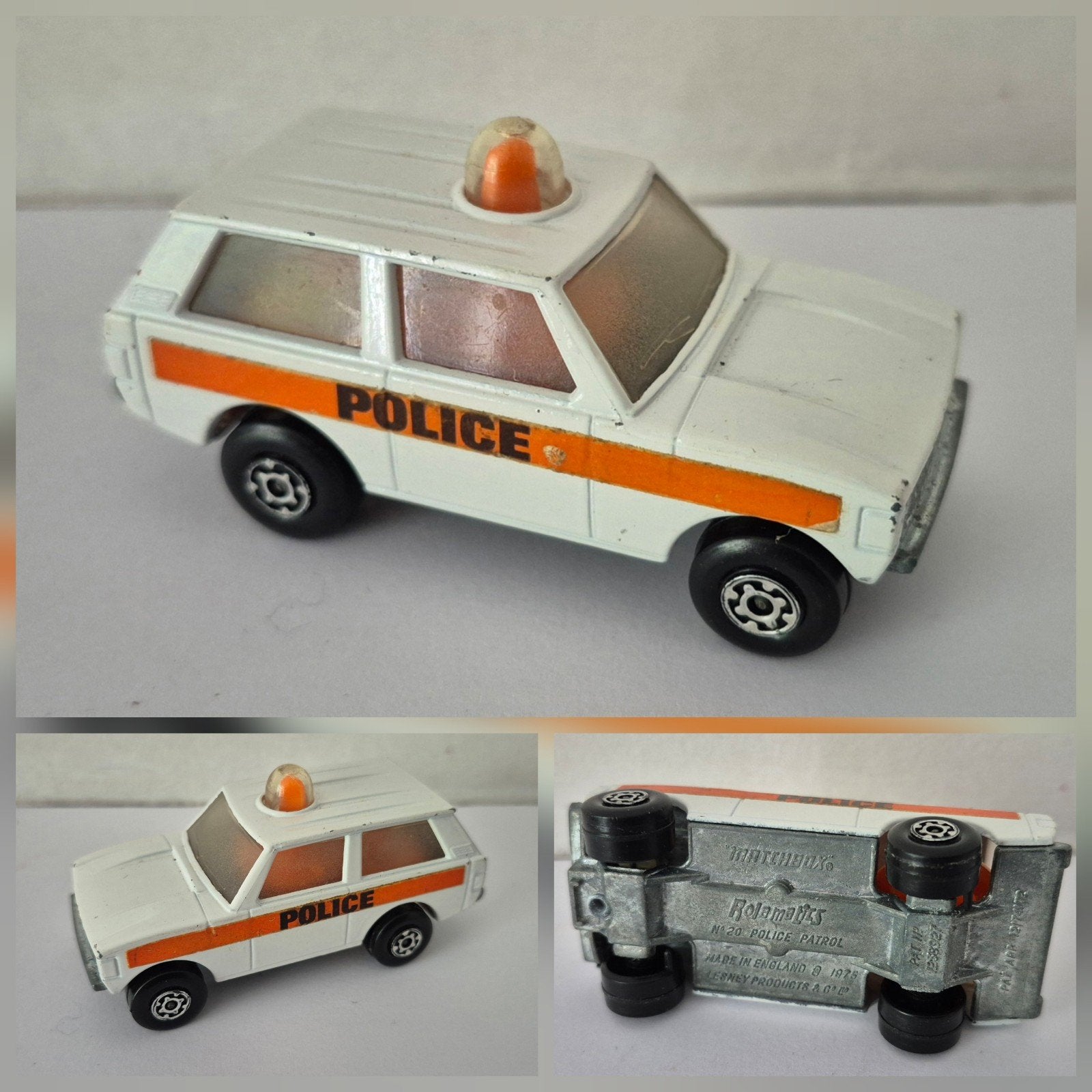 Matchbox SF 20-B 1975 Police Patrol, Hobby en Vrije tijd, Ophalen of Verzenden, Gebruikt, Auto